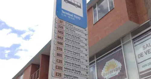 PARADERO SITP TERMINAL TUYO  067A05